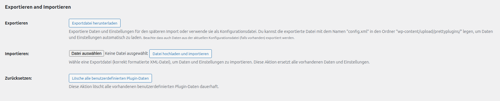 Werkzeuge von PS Pretty Plugins
